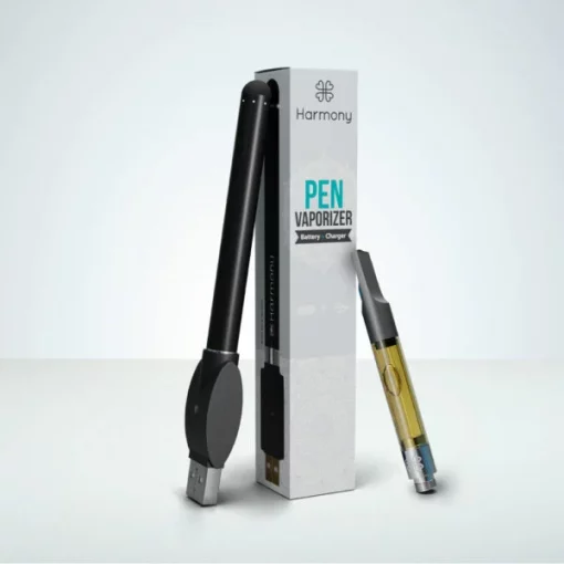 EN Harmony pen vaporizer battery open with cart 1024x1024 2